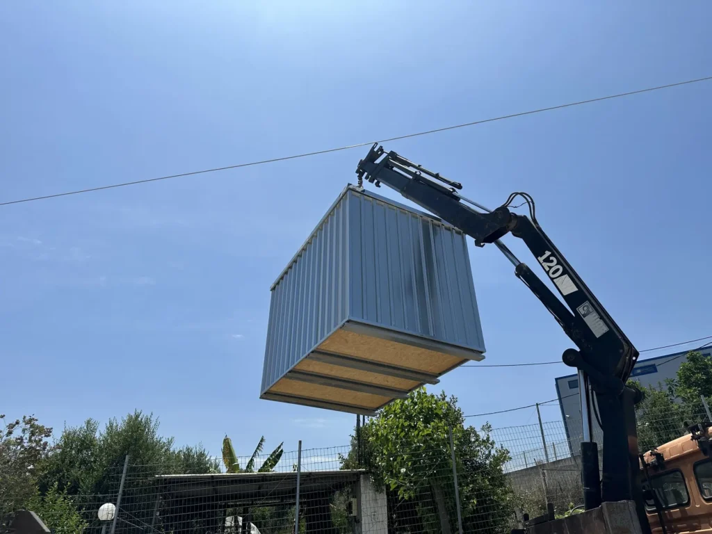 TAF Metabox πτυσσόμενο container διαστάσεις  για αποθήκη εργοταξίου