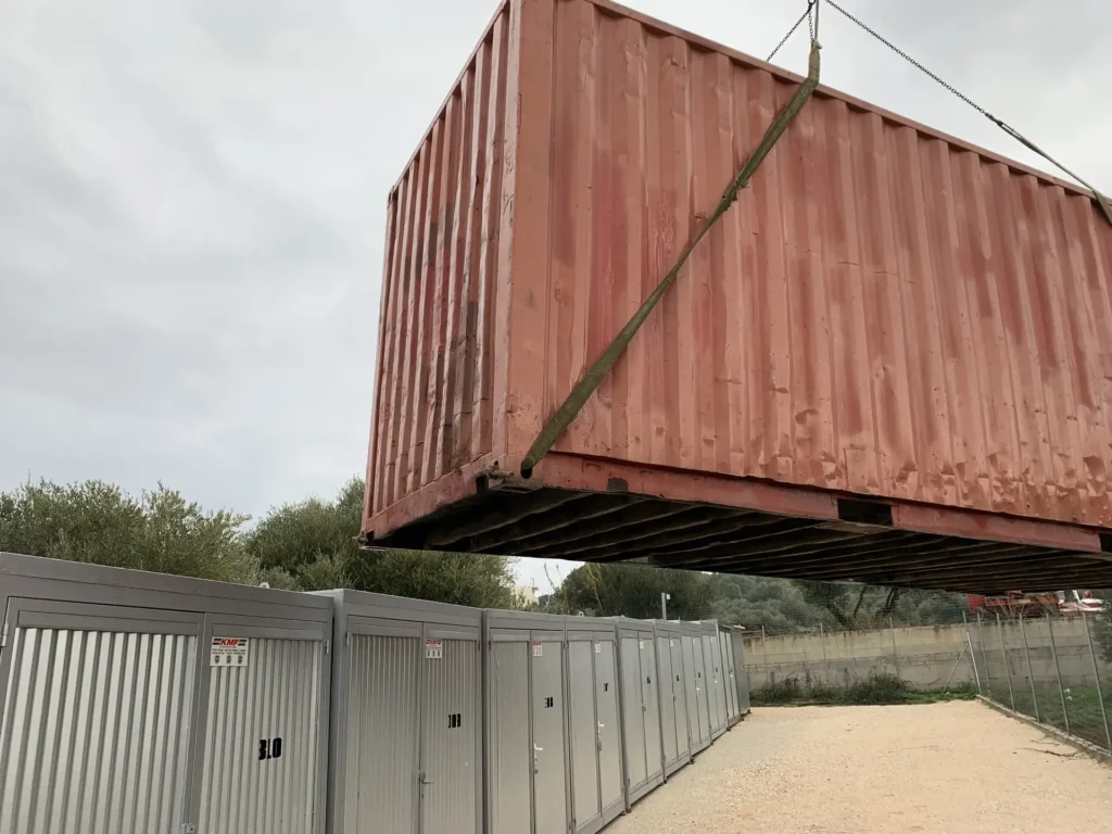 
Acquire a shipping container.