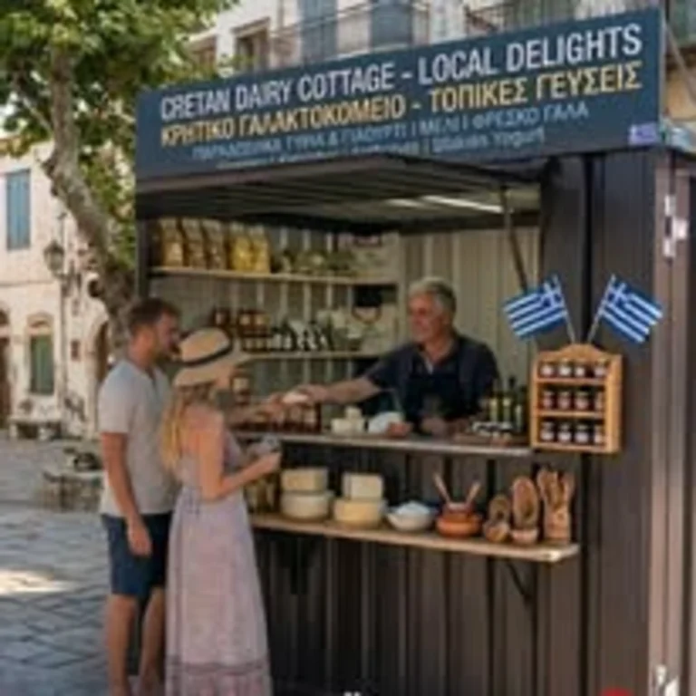 Canteens and kiosks in Crete — professional unit at a tourist location