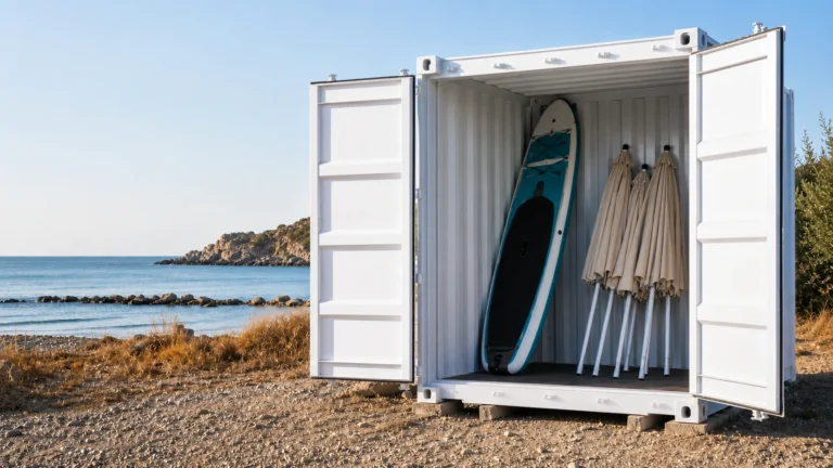 Beach Equipment Storage in Chania: What do you do with your equipment after the season?